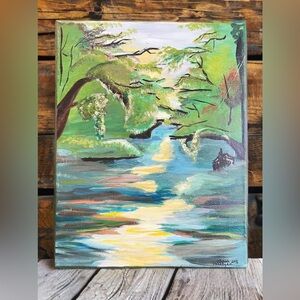 “SERENITY” - painting by me on canvas